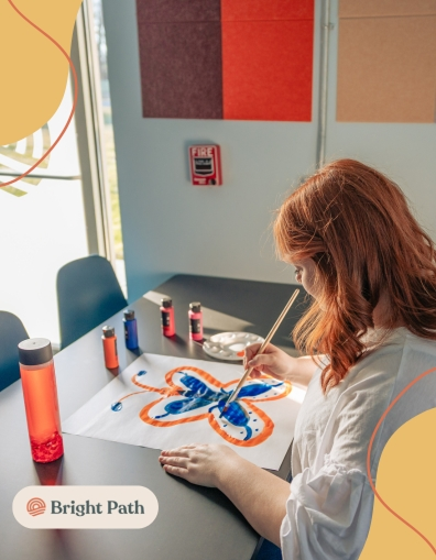 Instructional diagram with numbered points or steps