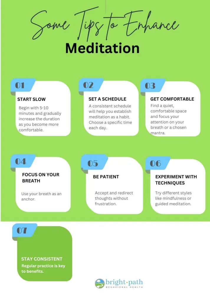 Tips and techniques to enhance meditation practice