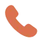 Call icon in simple outlined style