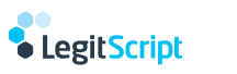 LegitScript wordmark representing certification and digital trust