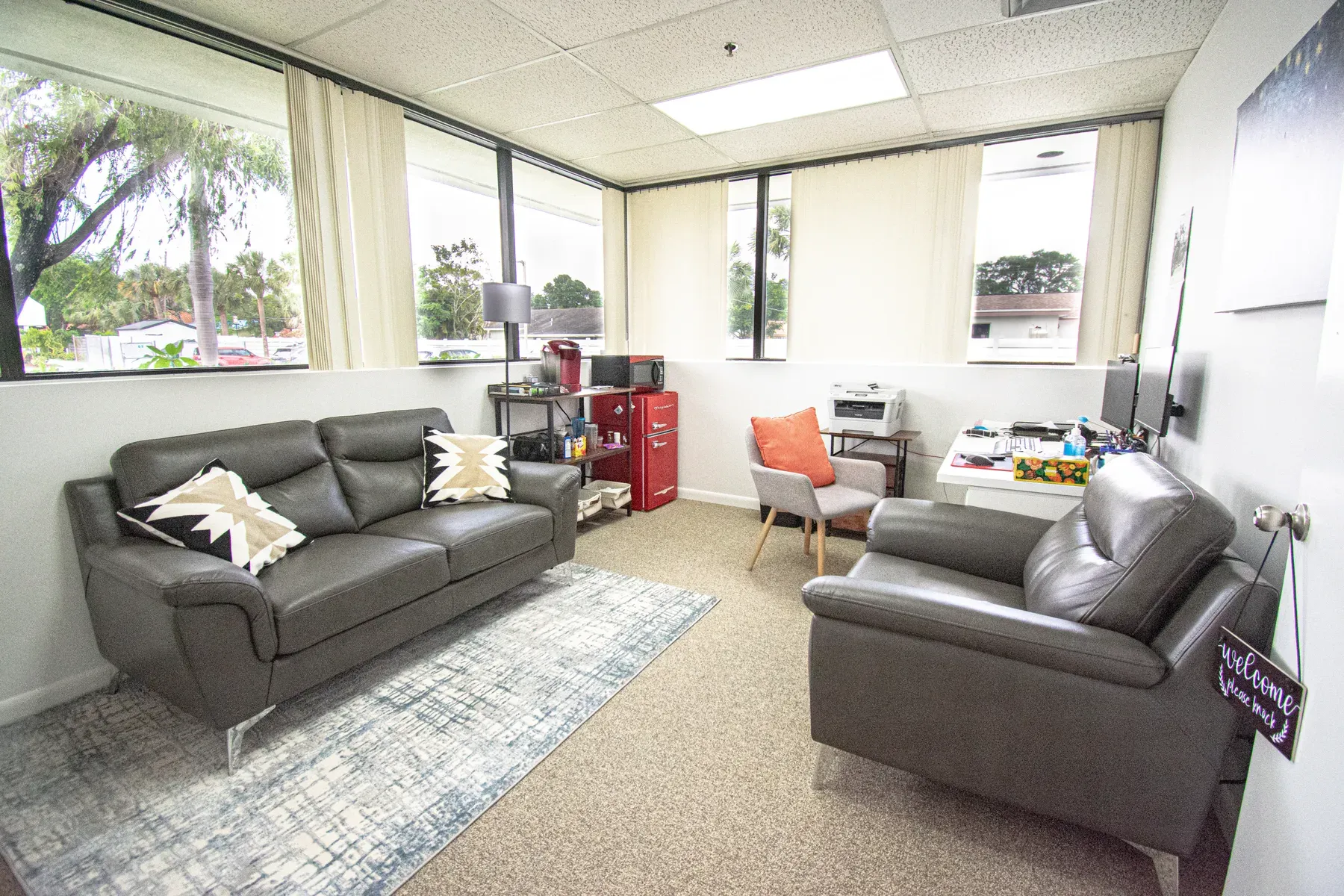 Private therapy room at Ascend Recovery Center in Palm Beach Gardens, Florida