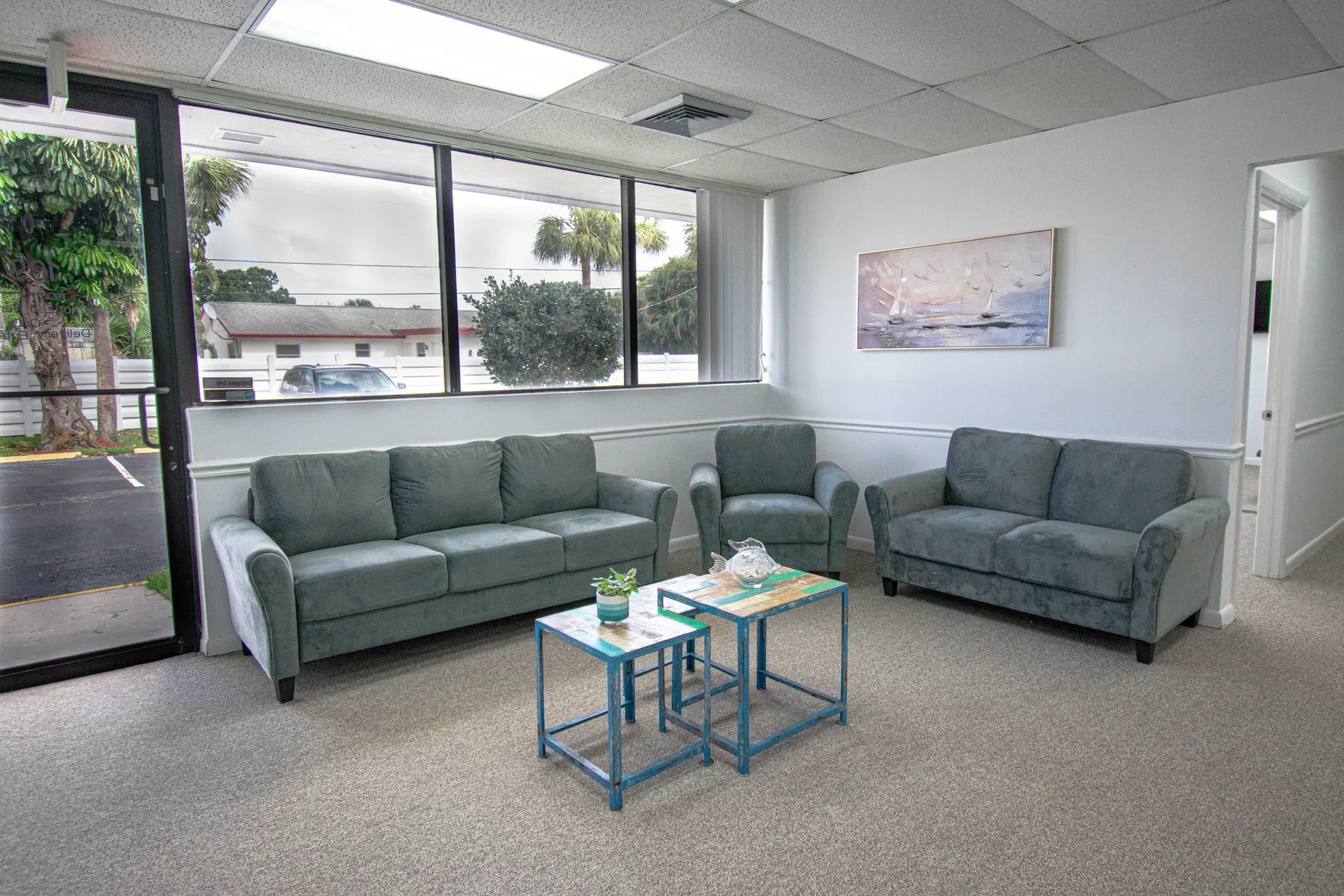 Ascend Recovery Center waiting area designed for calm arrivals and supportive admissions conversations